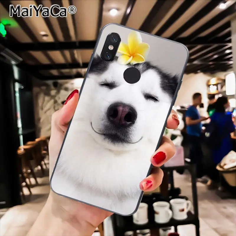 MaiYaCa породы Хаски; милый щенок собака чехол для телефона для Xiaomi Redmi8 4X 6A S2 7A 6A Redmi 5 5Plus Note5 7 Note8Pro - Цвет: A14