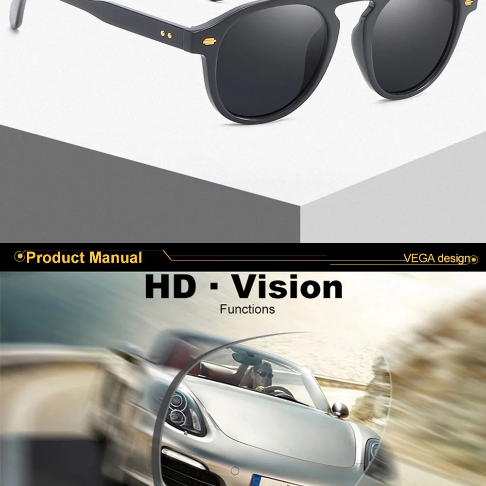 VEGA Eyewear овальные винтажные желтые Солнцезащитные очки женские/мужские ретро желтые очки модные тонированные солнцезащитные очки для женщин 339
