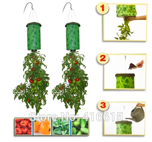 Home Yard Garden Tomato Planter Topsy Turvy Upside Down Upside-Down Plant Pot Gardening Planting Vegetable And Flower | Дом и сад
