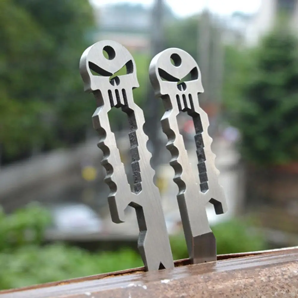 New High-quality Key Chain Stainless Steel Edc Multi-purpose Skeleton Crowbar Original Hot Sale | Автомобили и мотоциклы