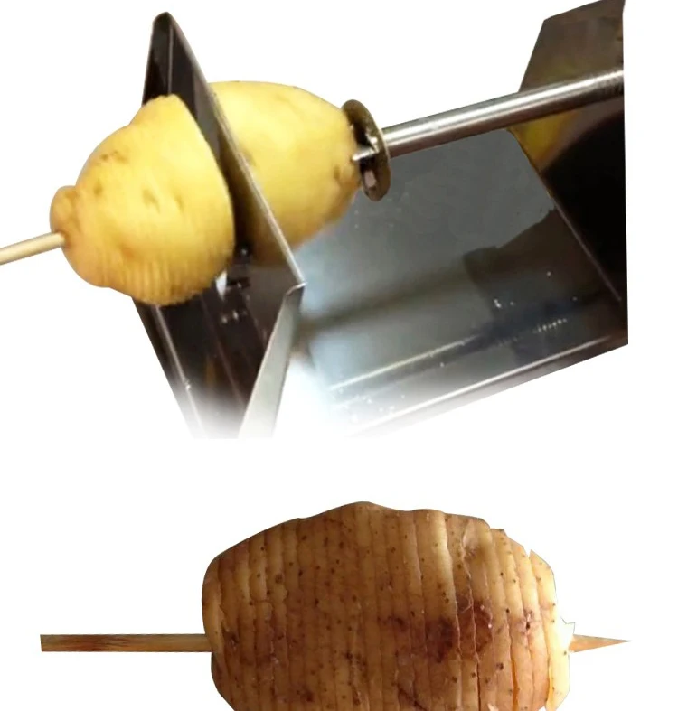 Нержавеющая сталь Инструкция для Tornado potato резак витой слайсер для картофеля спиральный картофель фри резка чипсы машина хот-дог чоппер