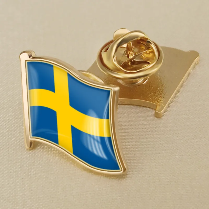 Герб Швеции шведы Swedishs карта Национальный флаг Эмблема с национальным цветочным