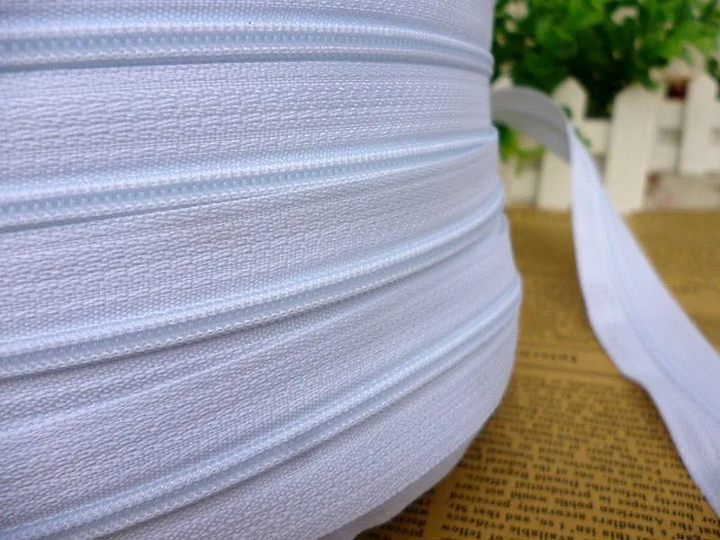 360 ярдов белая/черная нейлоновая молния сделать сумку рюкзак молнии чехол для