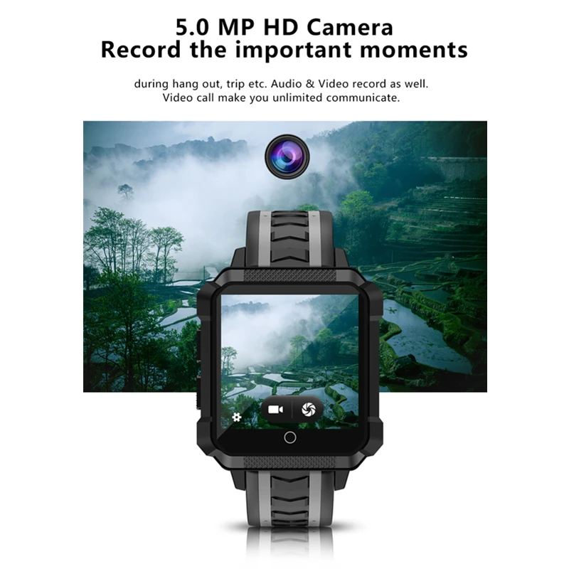 H7 спортивные умные часы для мужчин IP68 Водонепроницаемый gps Android 6 0 1 Гб + 8 5.0MP Камера