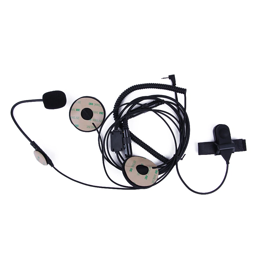 Half Face Motorcycle Helmet Headset Headphone PTT for Walkie Talkie Motorola CB Radio TLKR T80 T60 T5 T7 T5410 T5428 FR50 XTR446