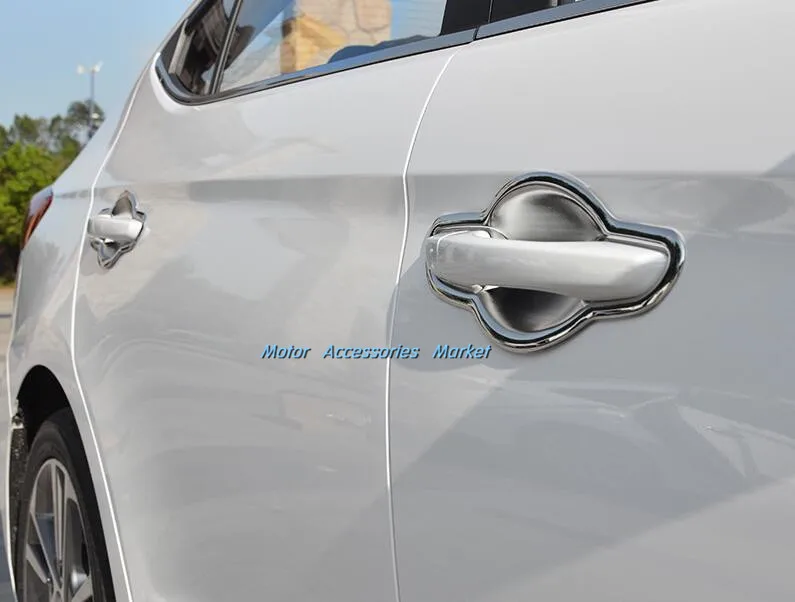 Новая хромированная дверная ручка чаша отделка Стайлинг автомобиля для Hyundai Elantra