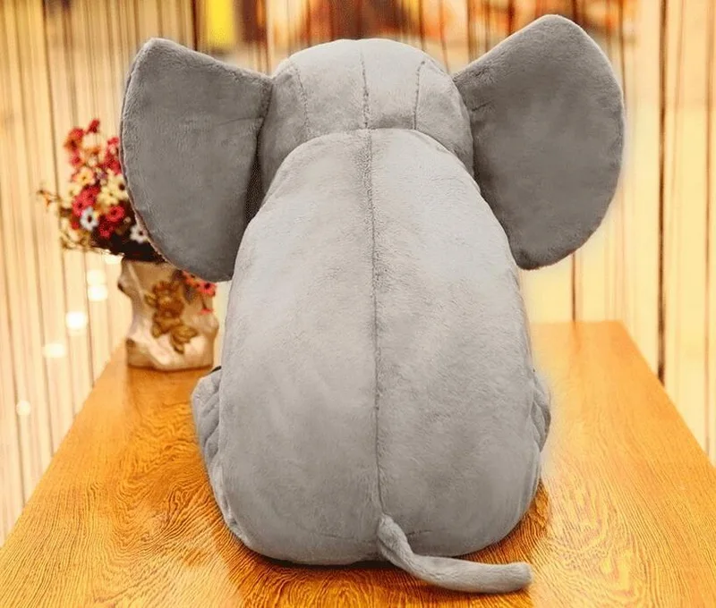 1 шт. серый 40 см плюшевый слон Подушка Детская Спящая задняя подушка мягкая