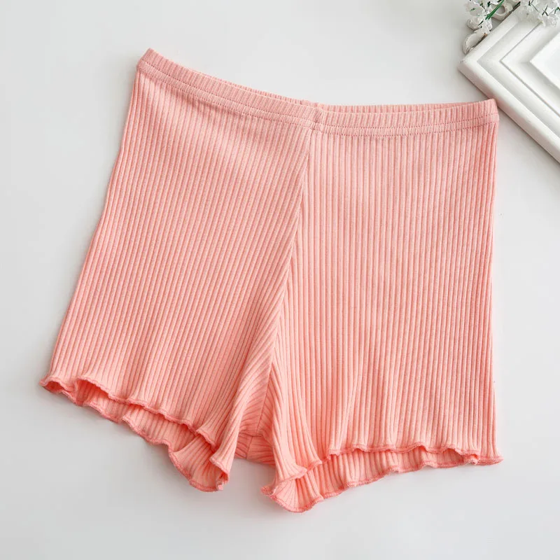 Red Новые женские короткие штаны летние мягкие хлопковые Бесшовные Короткие штаны юбка дышащие шорты размера плюс - Цвет: Red