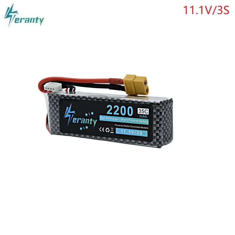 3 шт./лот 3S 11 1 v 2200mAh 35C LiPo батарея XT60/T/JST/EC5 разъем для RC автомобиля самолет вертолет