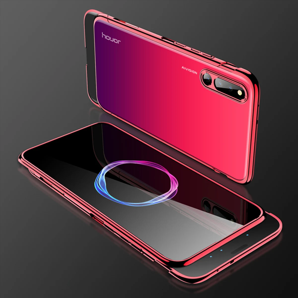 Для Huawei Honor Magic 2 Прозрачный задний Чехол раздвижные закрытия дизайн ПК противоударный жесткий чехол против царапин защитная крышка