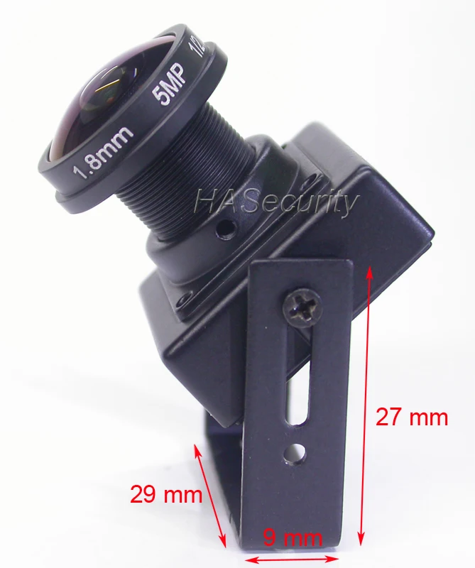 Мини блок стиль 25x25x10 мм камера рыбий глаз 1,8 мм объектив 5MP/4MP AHD 1/2. " sony STARVIS IMX335 CMOS+ FH8538 модуль камеры видеонаблюдения