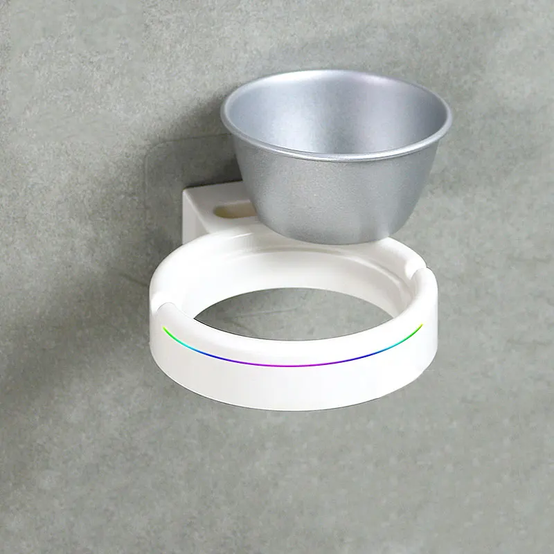 Креативная пепельница из нержавеющей стали с присоской водонепроницаемая