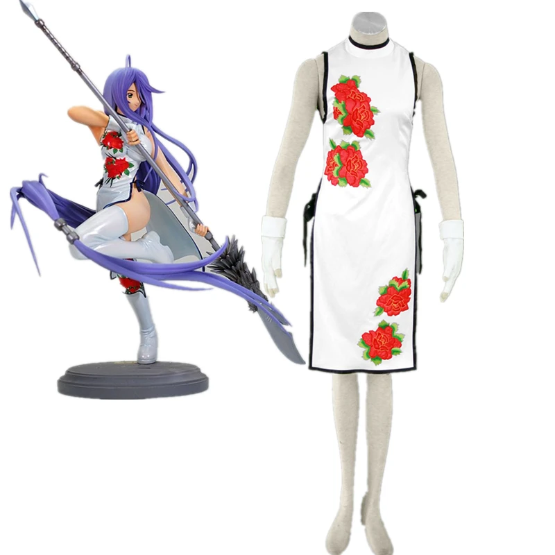 

Battle Vixens Series Ikkitousen Kanu Unchou the Chinese Dress cheongsam Halloween costumes Cosplay Costume