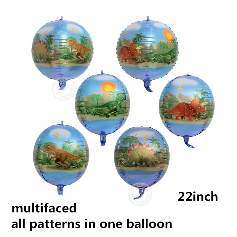 1pcs 22inch 4D 1 шт. 4D динозавр воздушный шар из фольги стоящий Зеленый Динозавр красный дракон день рождения deco вечерние принадлежности для мальчиков Детские Игрушки гелиевые шары - Цвет: 1pcs 22inch 4D