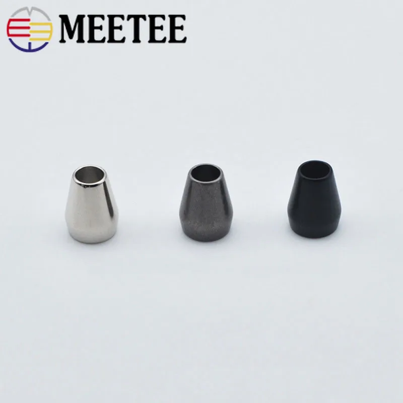 Металлическая шляпа с пряжкой 50 шт. декоративная застежка для куртки и шнура