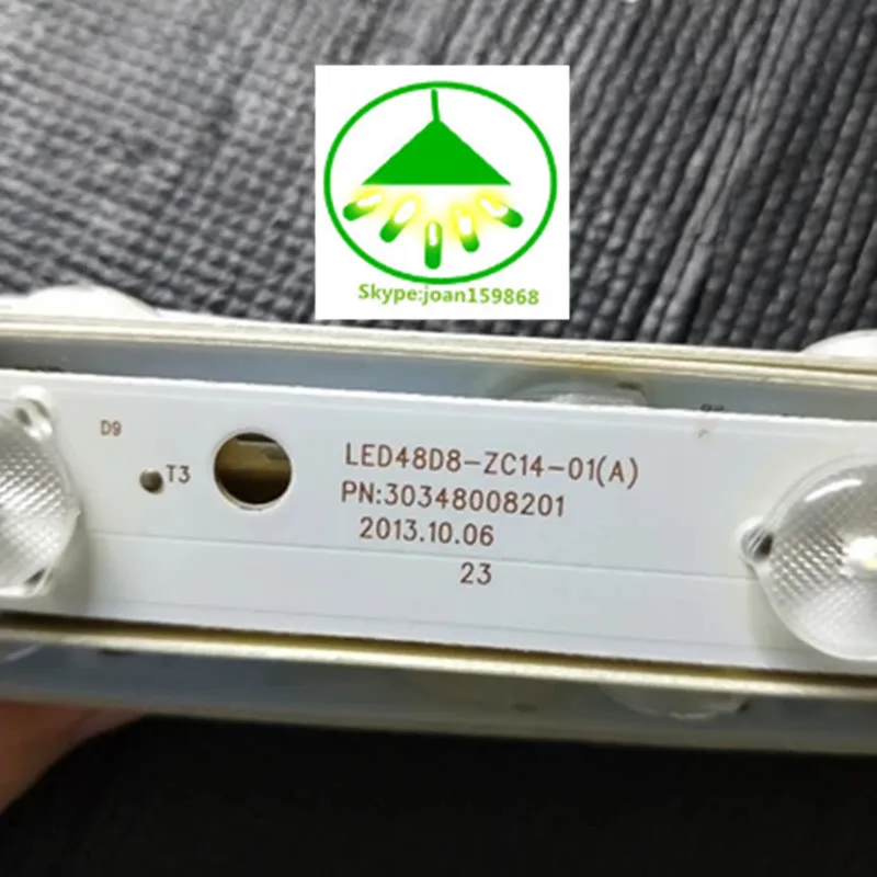 10 шт./лот оригинальная новая светодиодная подсветка для Haier LE48F3000W световая панель