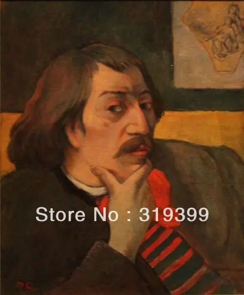 Портрет Paul Gauguin, картина маслом на льняном холсте, Автопортрет 1893, бесплатная доставка, качество музея
