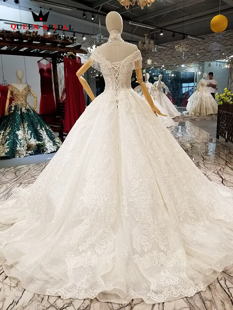 New Arrival Hot Sale 2021 Vestido De Noiva Custom Made Ball Gown Elegant Wedding Dresses QUEEN BRIDAL Robe De Mariee WD157