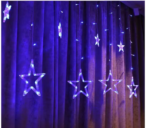 Battery USB Style 2.5M Led Star String Lights Christmas Wedding Home Party Birthday Decoration Fairy Curtain Lamp | Лампы и освещение