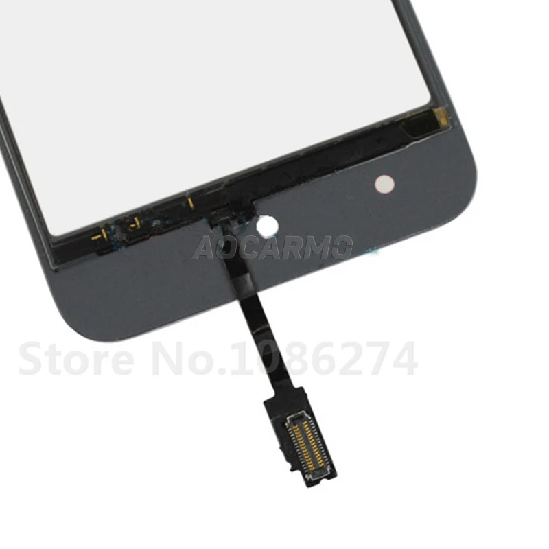 Цифровой преобразователь Aocarmo для iPod Touch 4 Белый/Черный сенсорный экран |