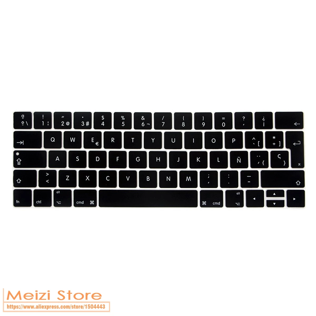 Силиконовая Защитная крышка для клавиатуры испанская защита Macbook Pro 13 &quotA1706 15&quot