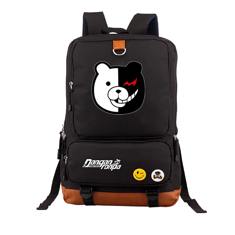 07 Danganronpa Монокума школьные рюкзаки сумки для косплея аниме сумка на плечо большая емкость женские мужские дорожные сумки - Цвет: 07