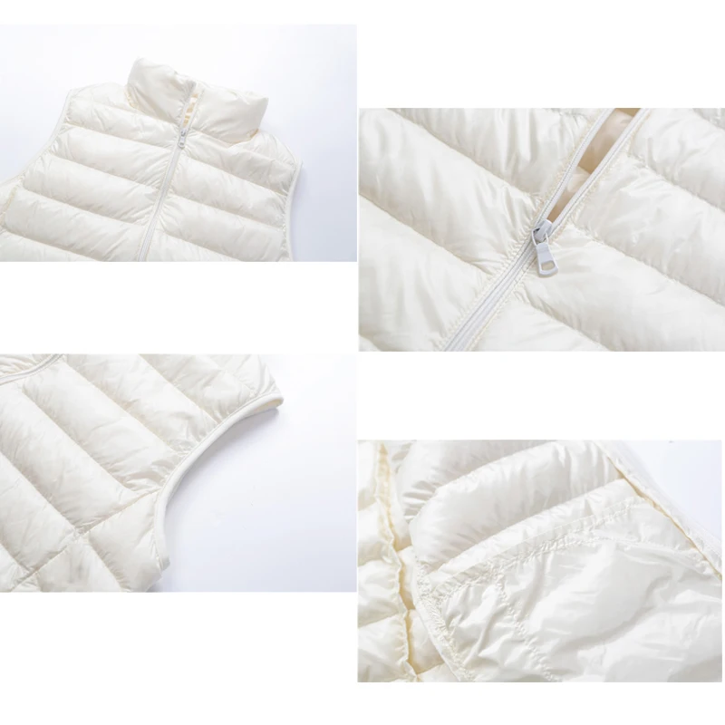 NewBang женские теплые жилеты ультра светильник без рукавов Куртка Gilet chalecos mujer