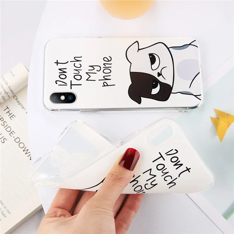 Lovebay чехол для телефона iPhone 6 6s 7 8 Plus X XR XS Max Модный милый мультяшный аниме собака