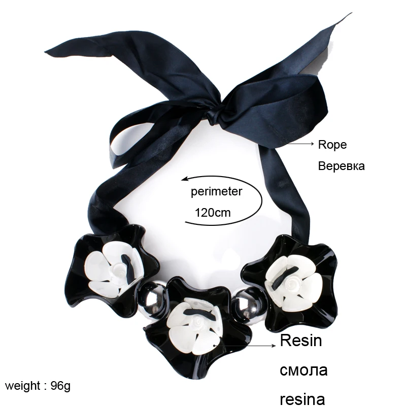 Цепочка-колье женская с полыми бусинами 4 цвета | Украшения и аксессуары