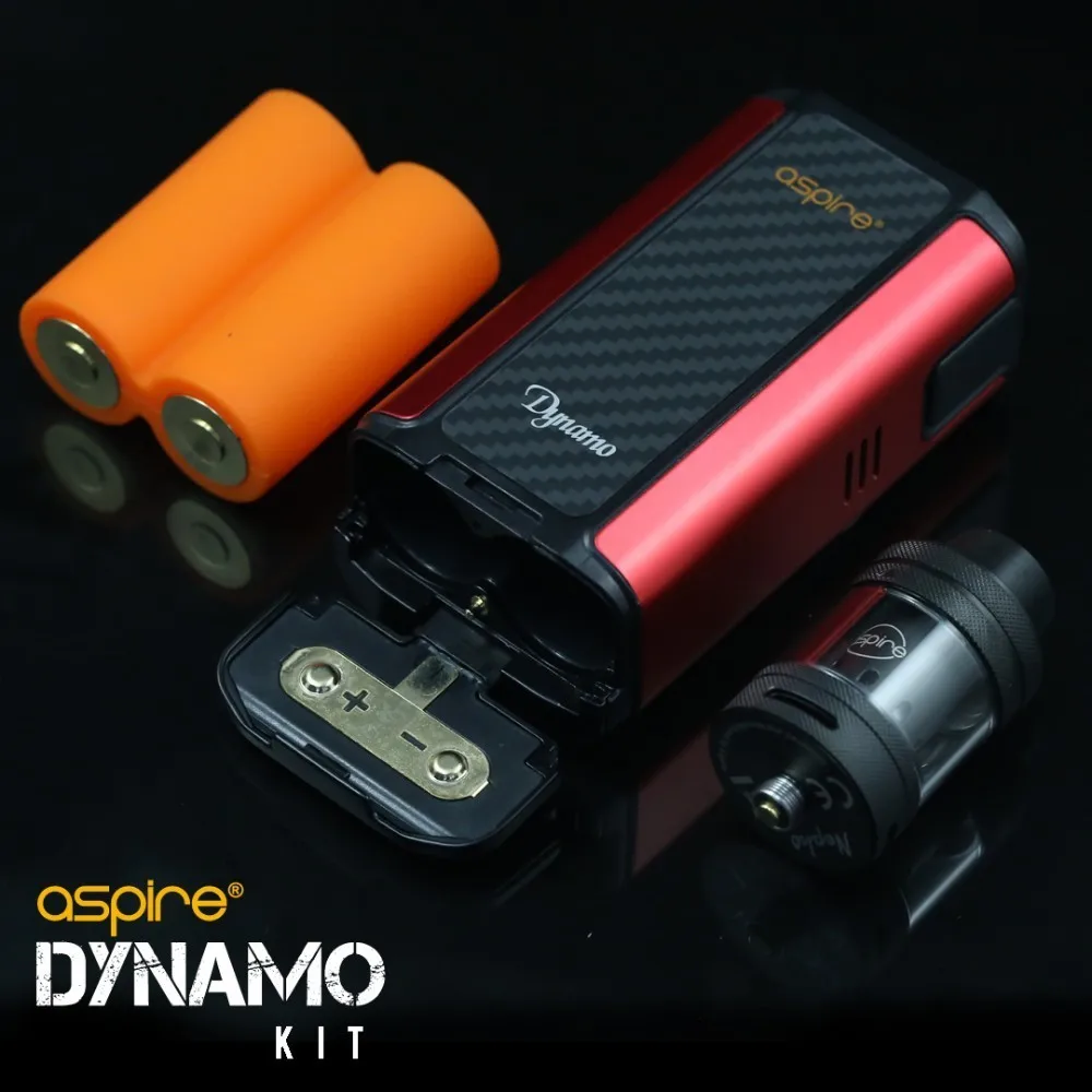 

Electronic Cigarette Aspire Dynamo Vape Kit 220W High Power Device Support VW VV Bypass CPS TC TCR Modes With 2 Inch TFT Screen