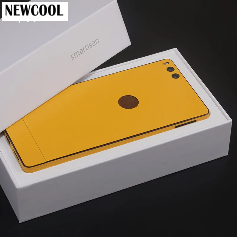 For Smartisan U2 Pro Carbon Grain back film Protective cover stickers Nut Color Paster Decorative |