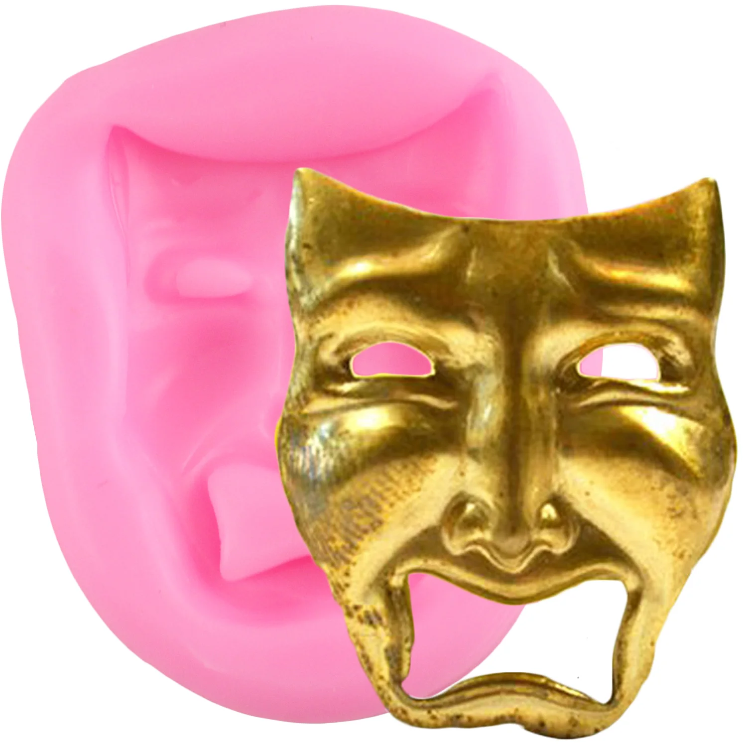 Прозрачная маска силиконовая форма 3D Формы для кексов топперов помадки