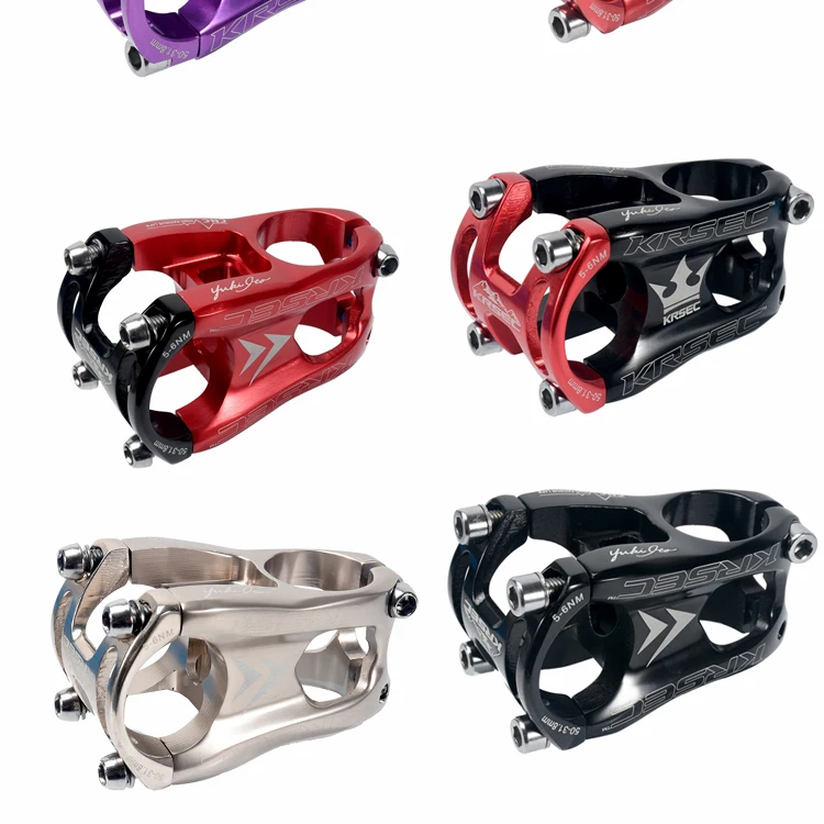 Велосипедный стержень KRSEC AM/XC/DH bikestems 28 6*31 8*50 мм Al 7075 CNC велосипедный короткий
