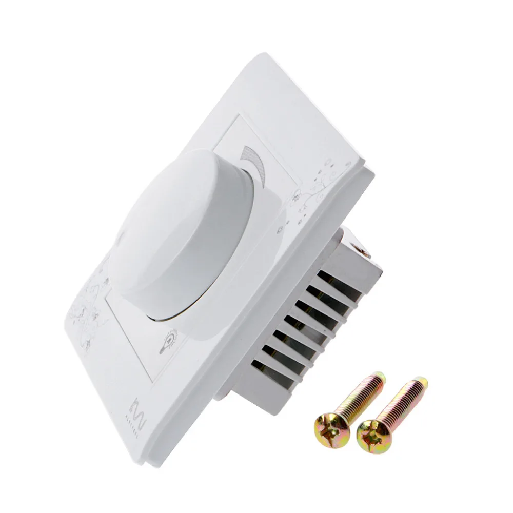 1 комплект роскошный настенный переключатель яркости цвета слоновой кости белый