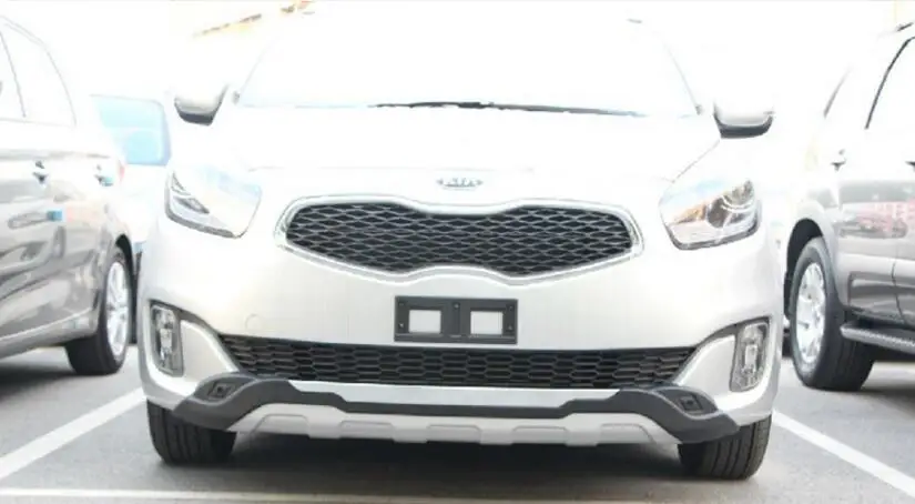 JIOYNG ABS хром краска автомобиля спереди+ сзади бамперы протектор гвардии картера для KIA Carens 2013
