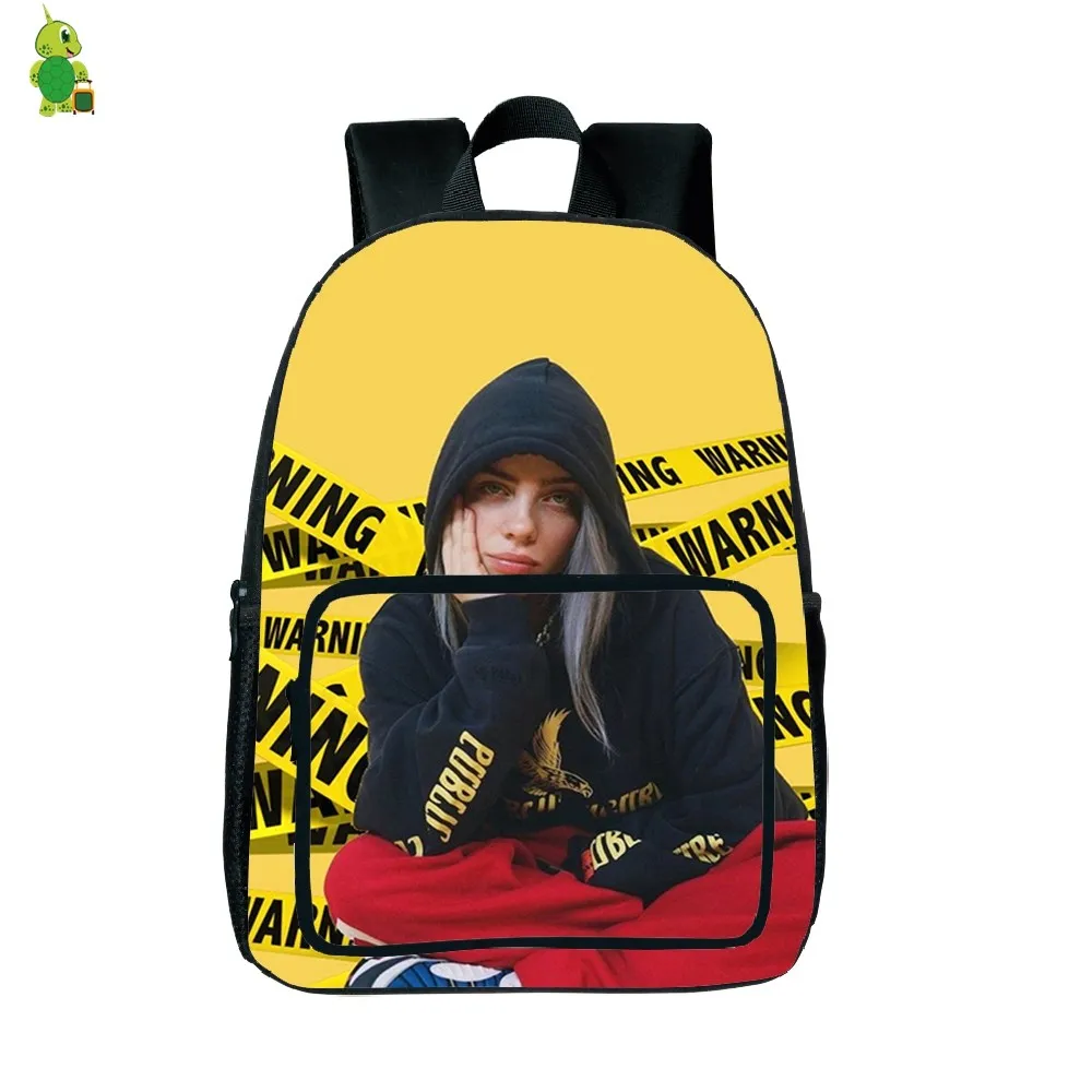 Billie Eilish рюкзак с принтом рок-звезды, школьный рюкзак для подростков, женщин, мужчин, повседневный рюкзак, модная дорожная сумка, водонепроницаемая сумка, подарок для вентилятора - Цвет: 15