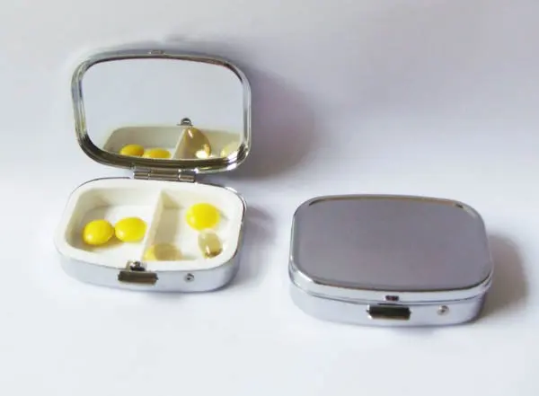 Прямоугольные металлические коробки для таблеток органайзер сделай сам чехол