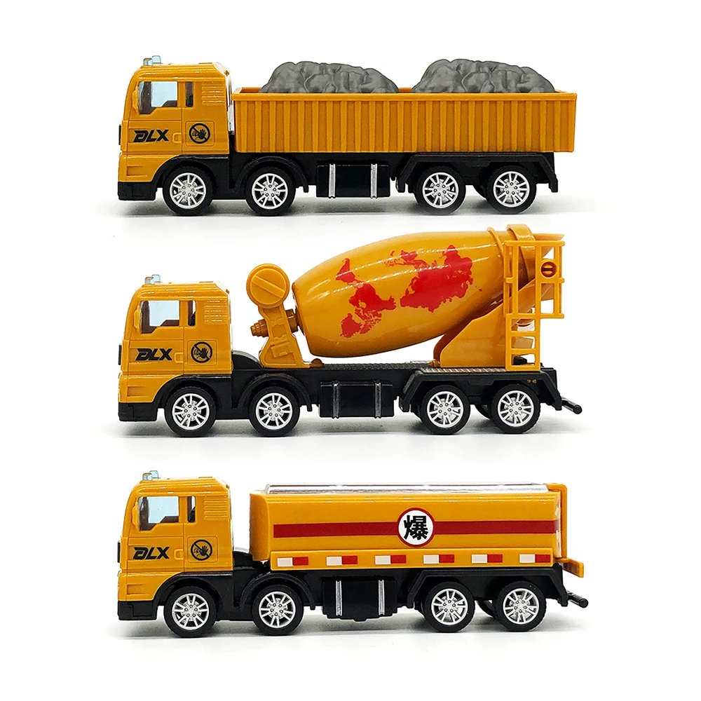 Комплект из 3 предметов Diecast ИНЖЕНЕРНЫХ транспортных средств 1:55 строительства