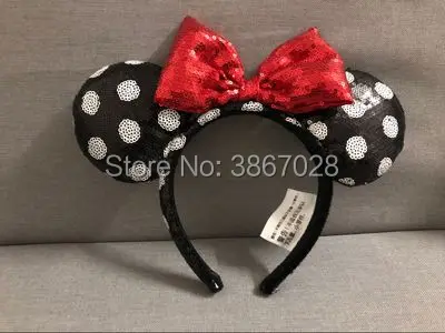 Костюм Минни Микки Маус dumbo EARS Косплей-Одежда плюшевая повязка на голову для взрослых/детей подарок
