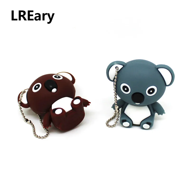Милый серый/коричневый Австралийский медведь Coala Koala USB-флеш-накопитель 4 ГБ/8 ГБ/16