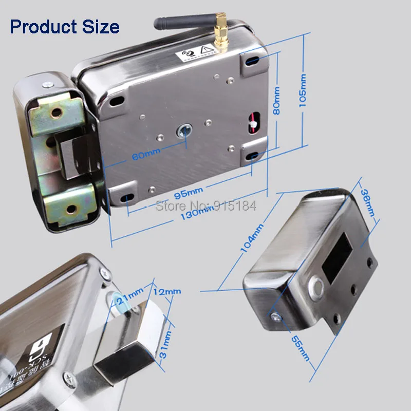 Домашняя безопасность 4 пульта дистанционного управления батарея скрытый