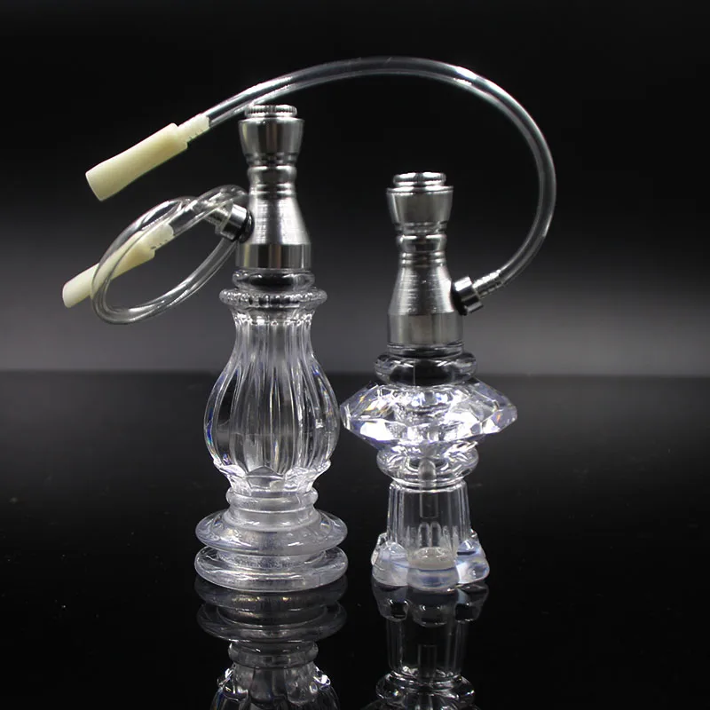 

Unique crystal glass pipe Glass bubbler smoking pipe water hookah for smoking
