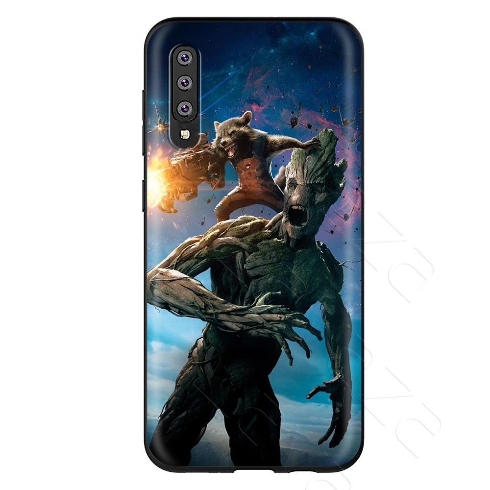 Lavaza Guardian реактивный енот Грут Treeman чехол для samsung Galaxy S6 S7 край J6 S8 S9 S10 плюс A3 A5 A6 A7 A8 A9 Note 8, 9