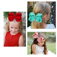 24 Pcs 6 Inch Hair Bows for Girls Big Grosgrain Girls 6 Hair Bows Alligator Clips For Teens Kids Toddlers