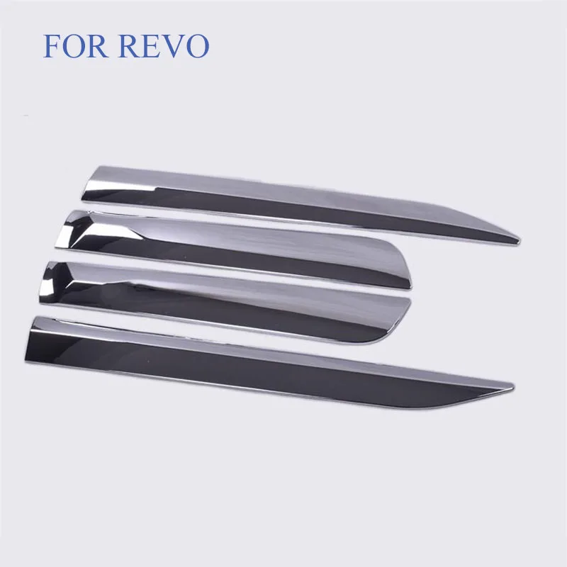 

Accessories FIT For HILUX REVO 2015 2016 2017 Car Side ABS Door Molding Body Strip Streamer Protector Cover Kit Trim