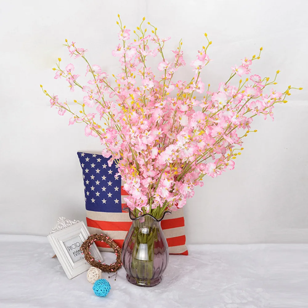 Танцевальная Орхидея мини цветы свадебные декоративные искусственные высокое