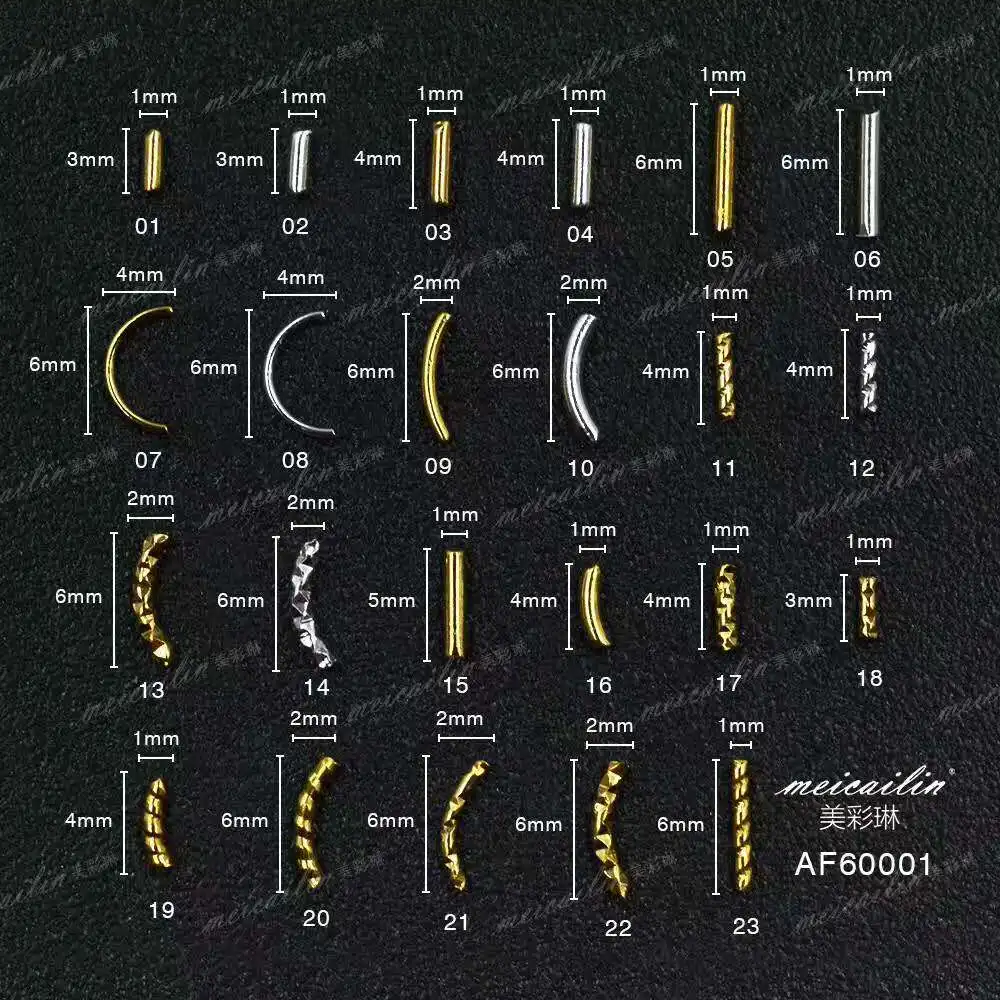 100 шт./лот мульти размер 3D украшения для ногтей сплав Искусство блеск горный