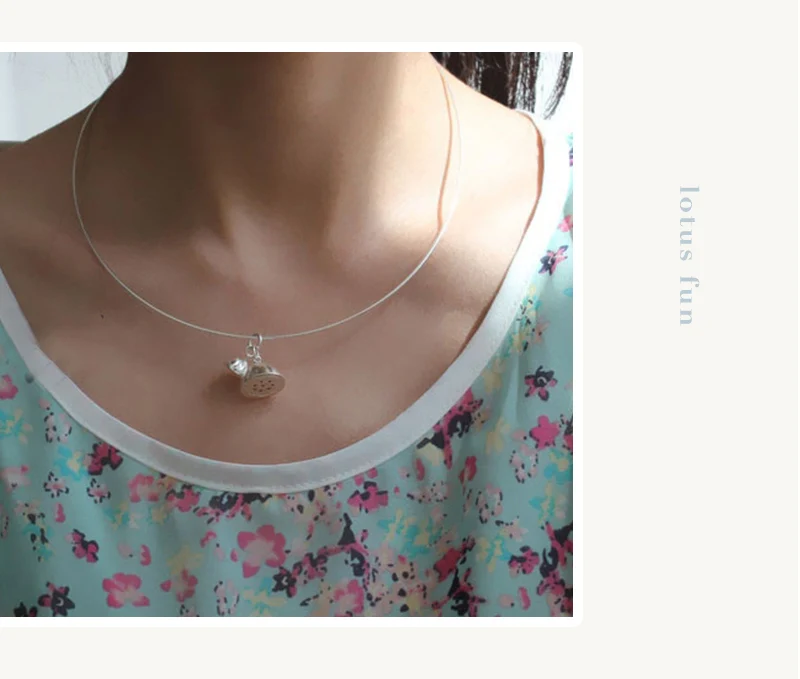 Lotus Fun Moment, настоящее 925 пробы, Серебряное модное ювелирное изделие, модное колье, цепочка для женщин, колье, Femme Acessorios