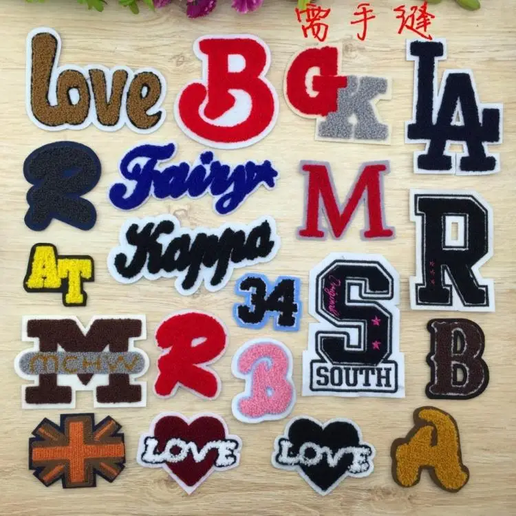 20 шт. нашивка для полотенец с буквами в стиле панк | Дом и сад