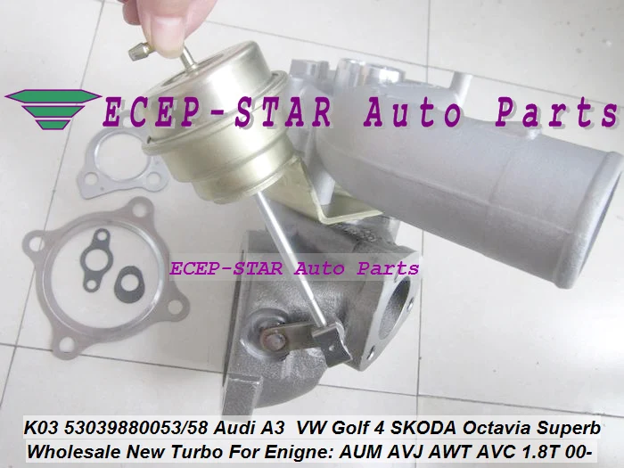 Турбокомпрессор K03 053 058 53039700053 53039700058 для AUDI A3 SKODA Octavia Superb VW Golf IV 1 8 T AUM AVJ AWT ARX ARZ |